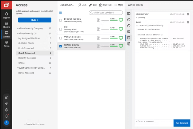 Functioning of ConnectWise Control