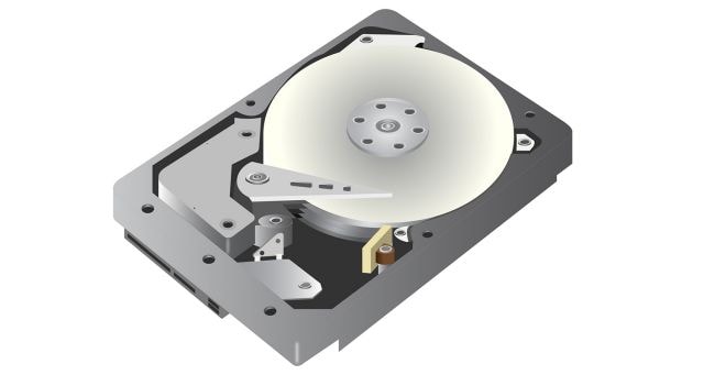 HDD with Spinning Platters