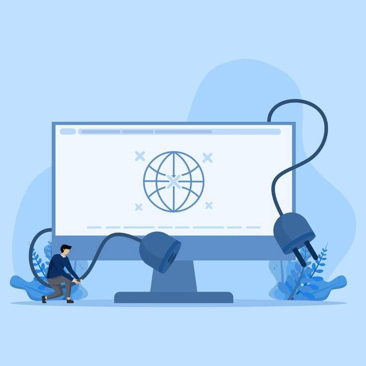 Register a domain vs hosting