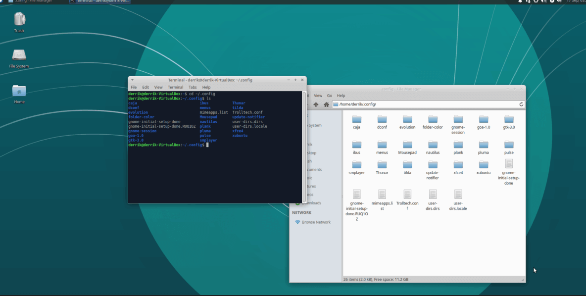 Image showing Xfce Linux configuation and installation.