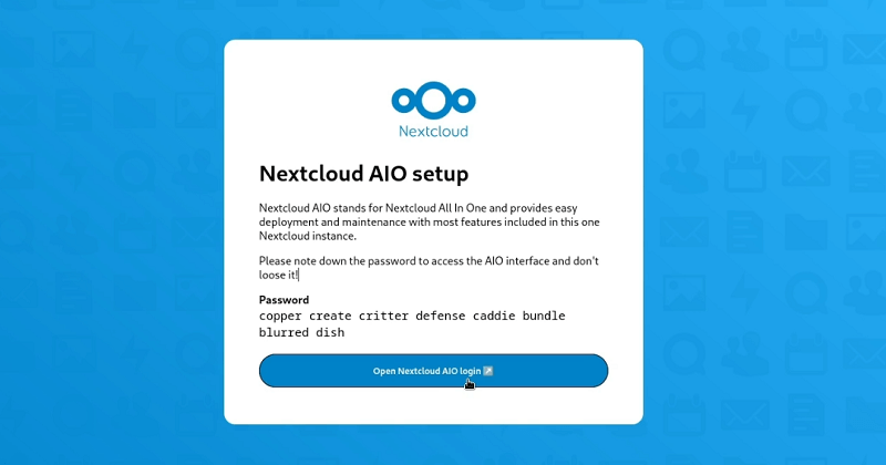 Configuration for Nextcloud