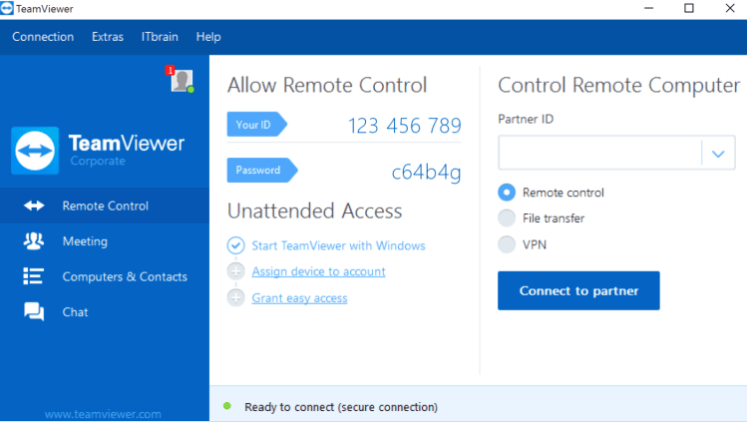 TeamViewer Access page