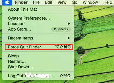 How to Force Quit with Finder.