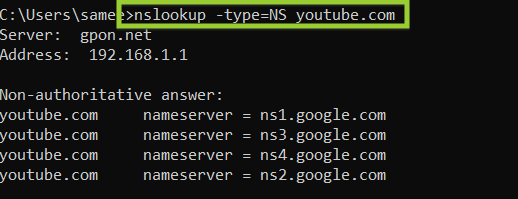 checking name server records