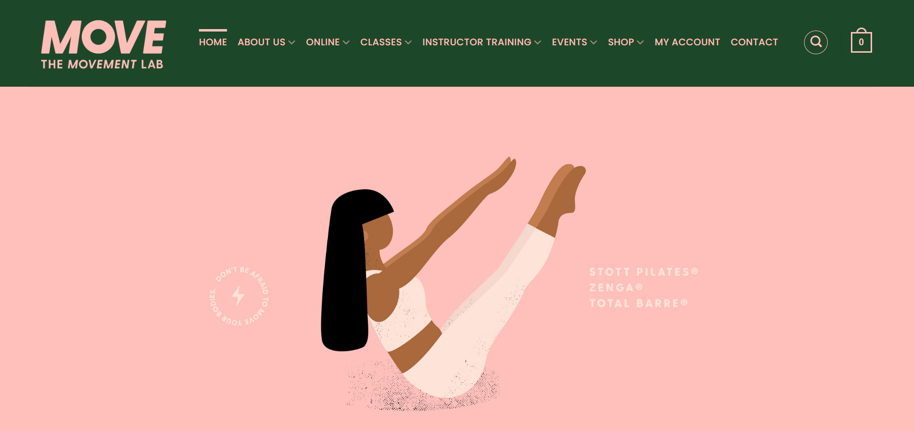 Movement LAB homepage