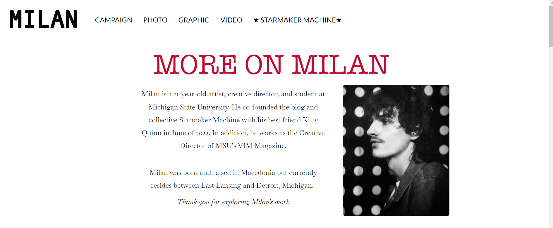 More On Milan Homepage