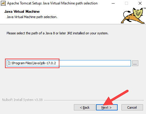 Installation process