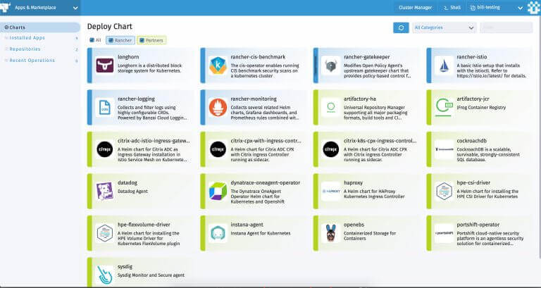 Different uses of Rancher lab