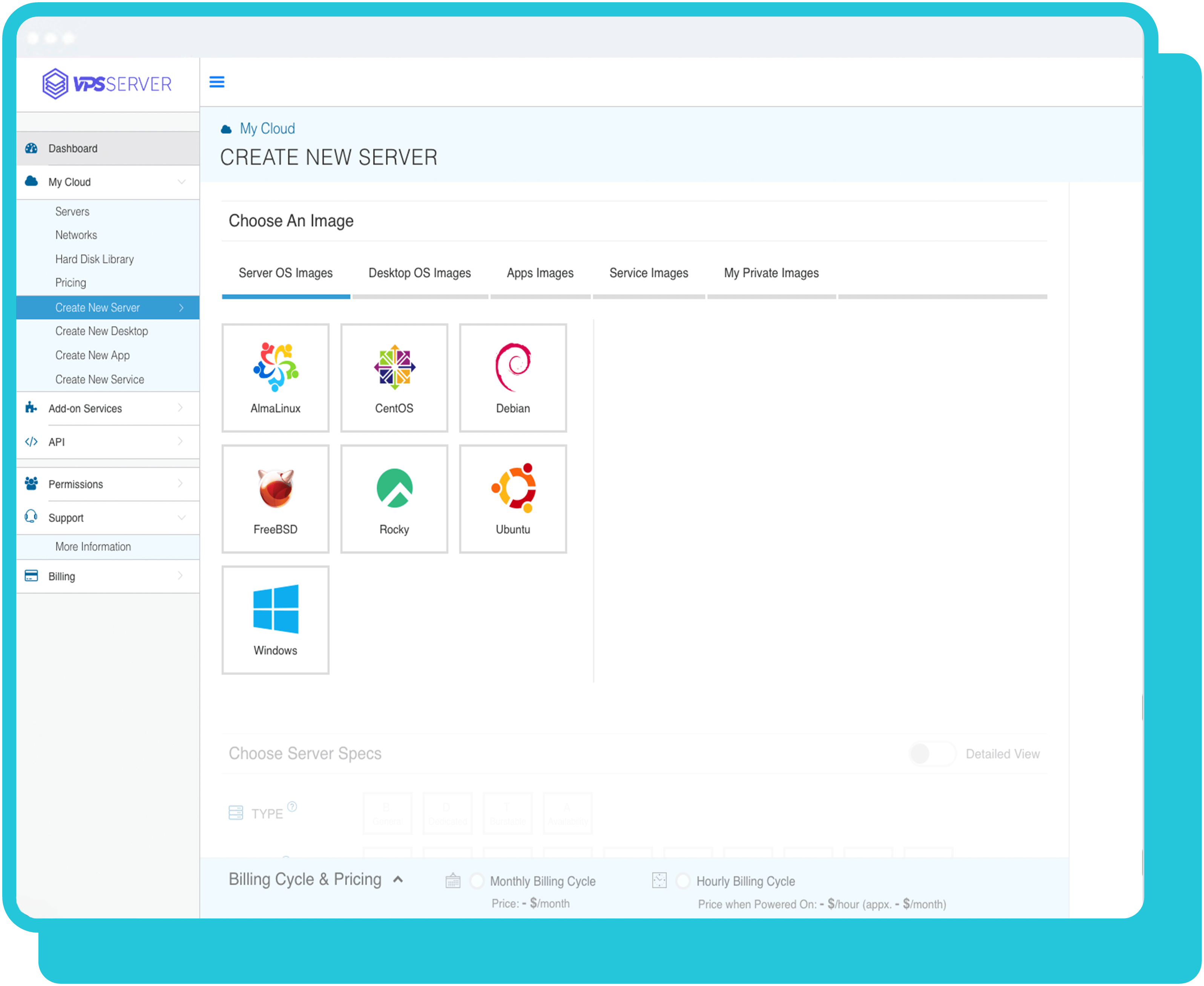 Easy to understand control panel