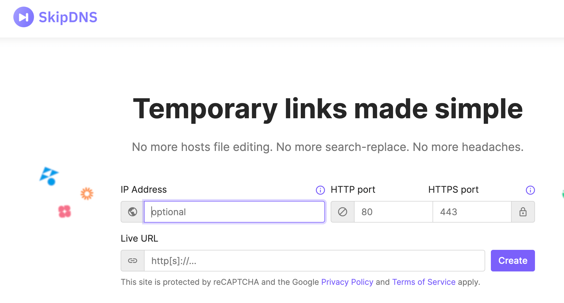 How to Generate a Temporary URL with SkipDNS?