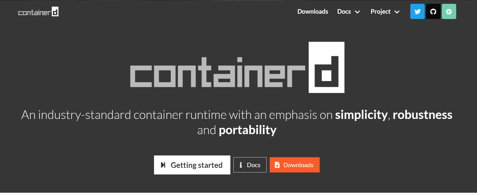 Containerd Homepage