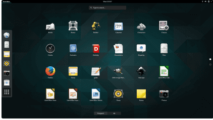 Image showing GNOME desktop theme.