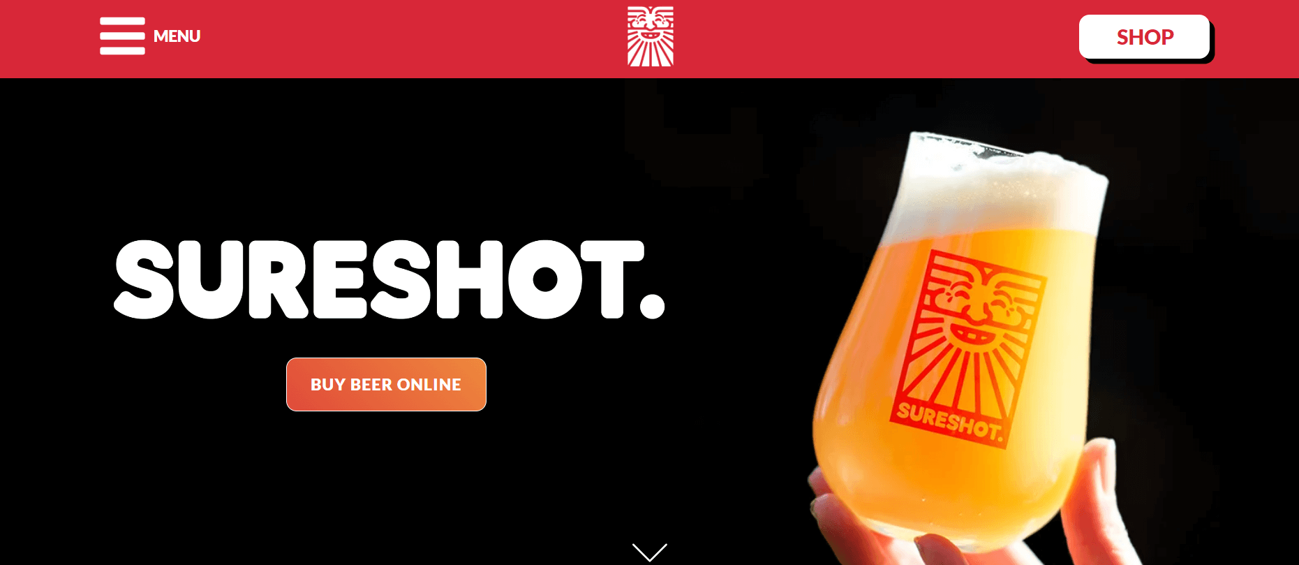 Sureshot Brewing homepage