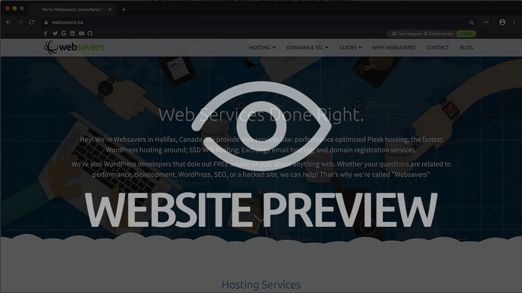 Ways to Preview the Website