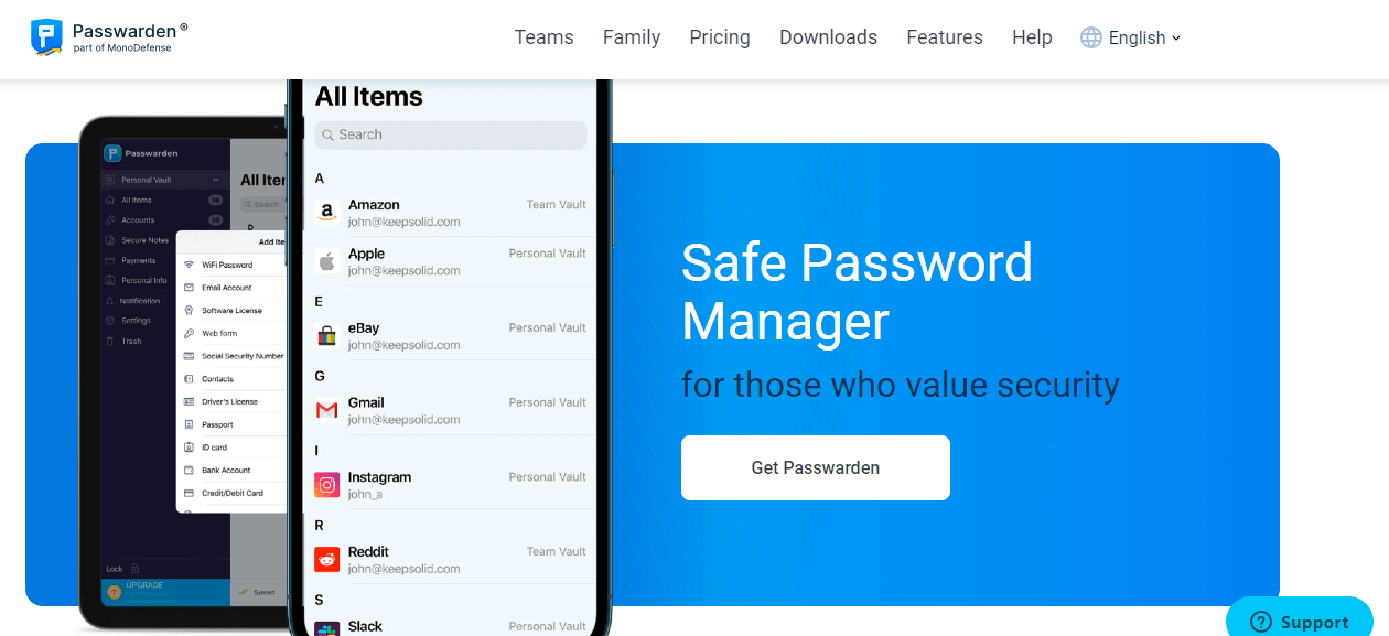 KeepSolid Passwarden