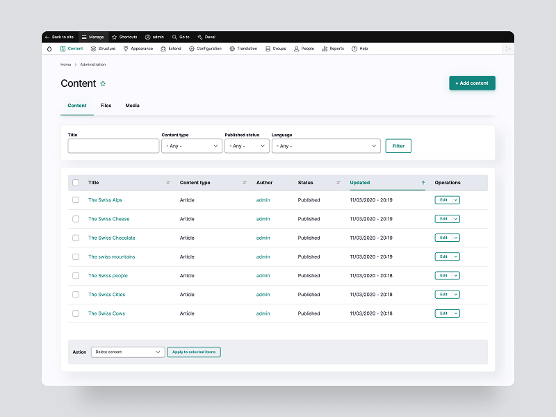 Drupal Theme Project
